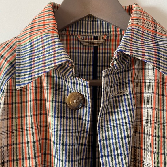 DARLING J.Lindeberg Plaid Trench Coat - Picture 6 of 7